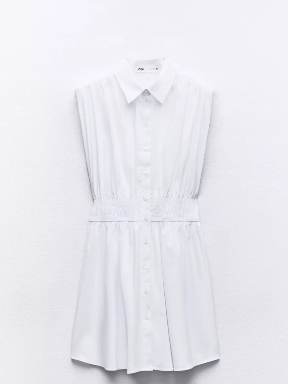 Zara Stretchy Mini Shirt Dress